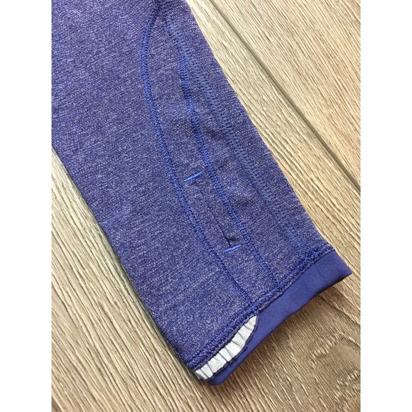 Lululemon Blue Purple Long Sleeve Thumbhole Reflection Womens Size 6 - Picture 5 of 11